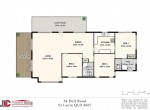 34 Dell Road St Lucia - Floor Plan - Web